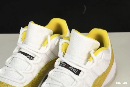 AH7860-107 Jordan Low Air 11 Snakeskin” “Yellow 0922